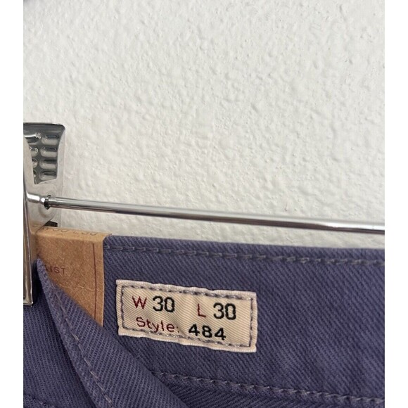 NWT J. Crew Size 30/30 484 Slim-fit garment-dyed five-pocket pant In Dusty Navy - Picture 8 of 10